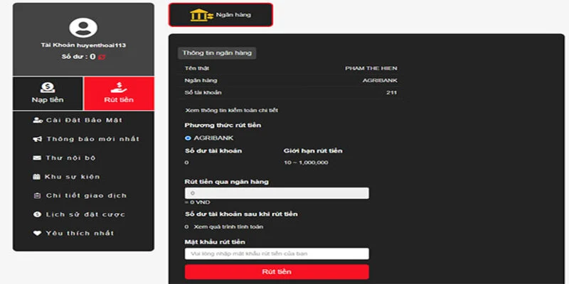 Rút Tiền J88 - Hướng Dẫn Thực Hiện Thành Công Tới 99% Điền đầy đủ và thật chuẩn xác thông tin tài khoản khi yêu cầu lệnh